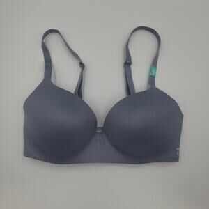 Tommy John Second Skin Lightly Lined Demi Bra in Blue Size 32D